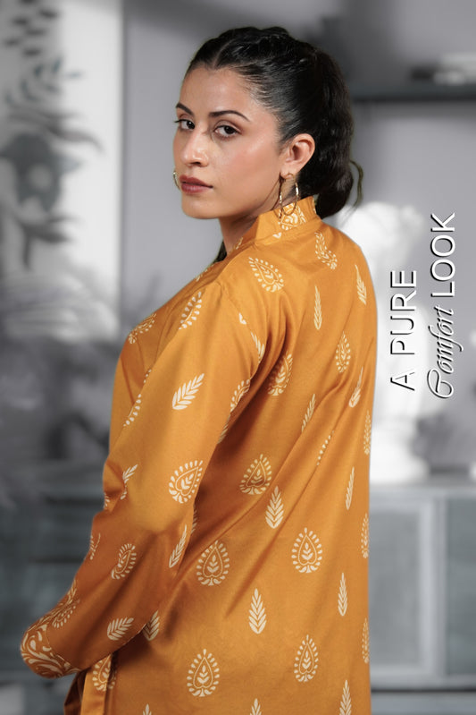 Mustard Vine — Lawn Co-ord Set